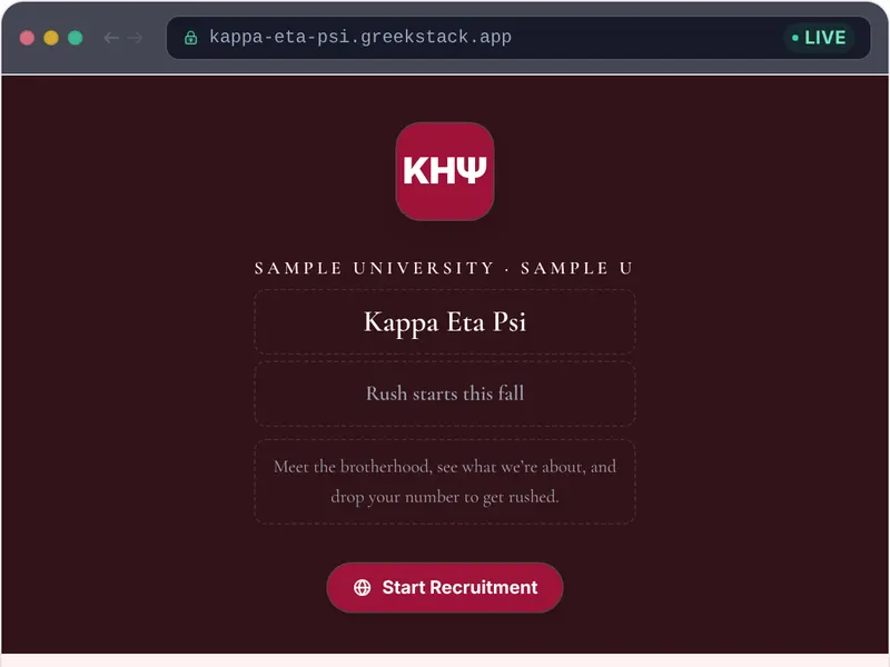 Bold Banner template preview