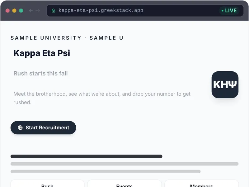 Editorial template preview
