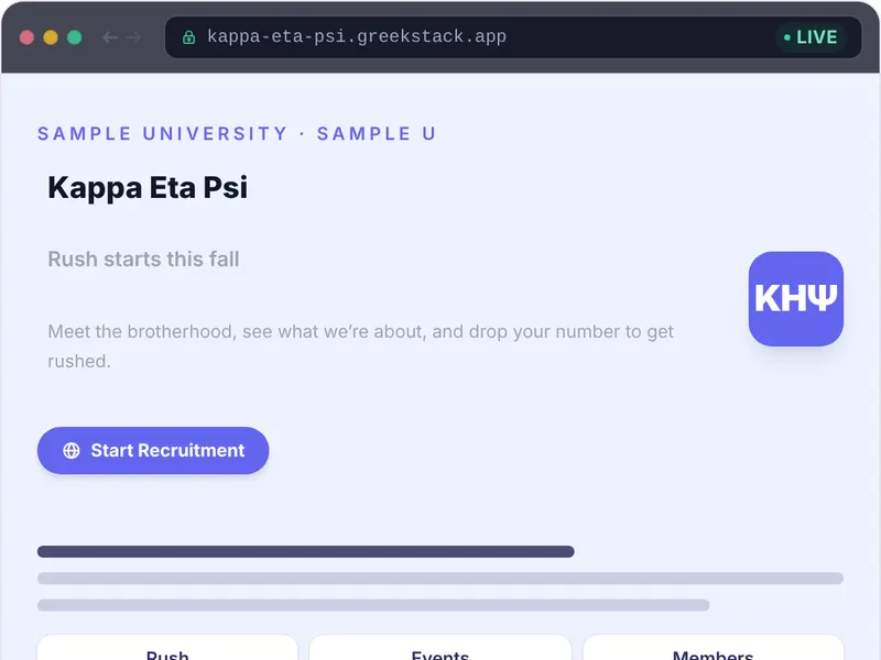Glass Modern template preview
